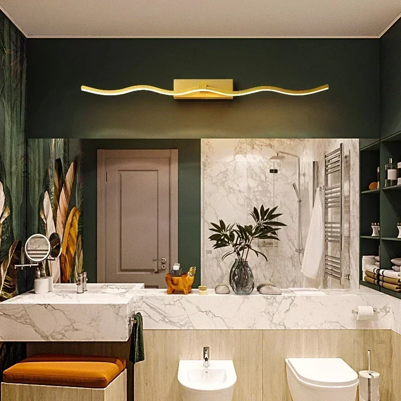 Modern Led Wall Light Indoor Home Bathroom Wall Lamp 120 100 80 60cm Mirror Sconce Light Bathroom Front Lamp LED Luminaires