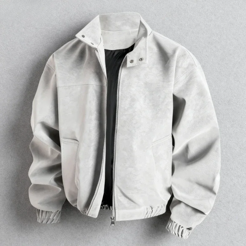 2025 hommes veste en cuir moto