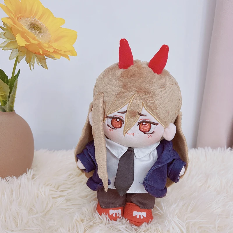 Anime Chainsaw Man Power Plush 20cm  Ƿ Ƿ  ̸ 峭 ҳฦ  峭 Anime Toy Figure Gifts