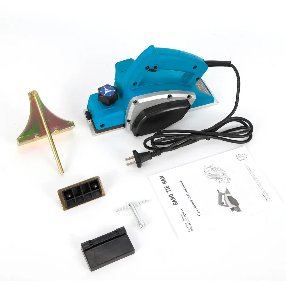 800 W 220 V Elektrohobel 16000 U/min Holzhobel 2,4 kg Elektrischer Holzhobel für Holzarbeiter GeräuscharmSchneiden Schleifen Präzise – Detail 7