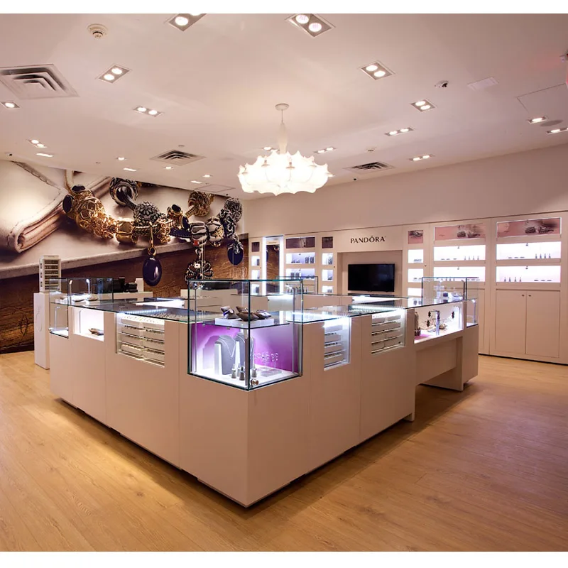 맞춤형 쥬얼리 샵 인테리어 디스플레이 비품, 매력적인 쥬얼리 쇼케이스, 디스플레이 캐비닛
