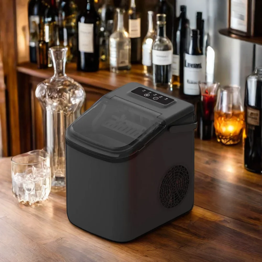 YYHC-Commercial Milk Tea Shop Bar Mini Portable Smart Ice Machine Small Home Ice Maker