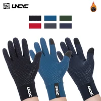 UNCYC Cycling Gloves Full Finger Waterproof Thermal Fleece Warmth Bicycle Full Gloves Road Bike Running Sport Gloves 1