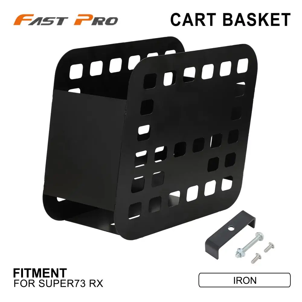 Basket Luggage Net Item Placement Storage Rack Motorcycles Accessories Super 73 RX Iron Electric Vehicle Dirt E-Bike Parts