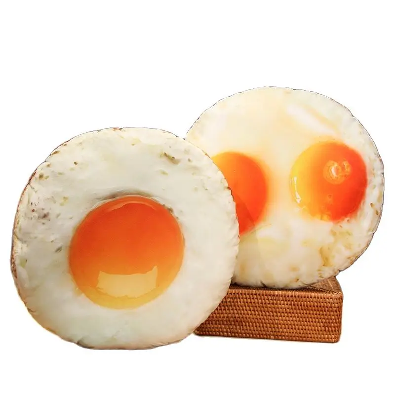 

Fake Fried Egg Throw Pillow Plush Toy Creative 3d Poached Egg Cushion Ragdoll Birthday Gift Kids Girls Gift