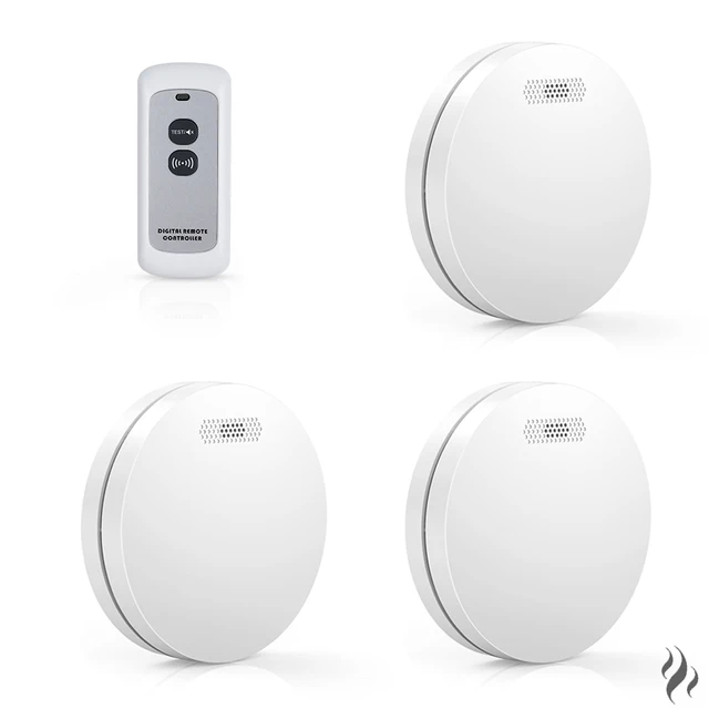 3x Smoke detectors