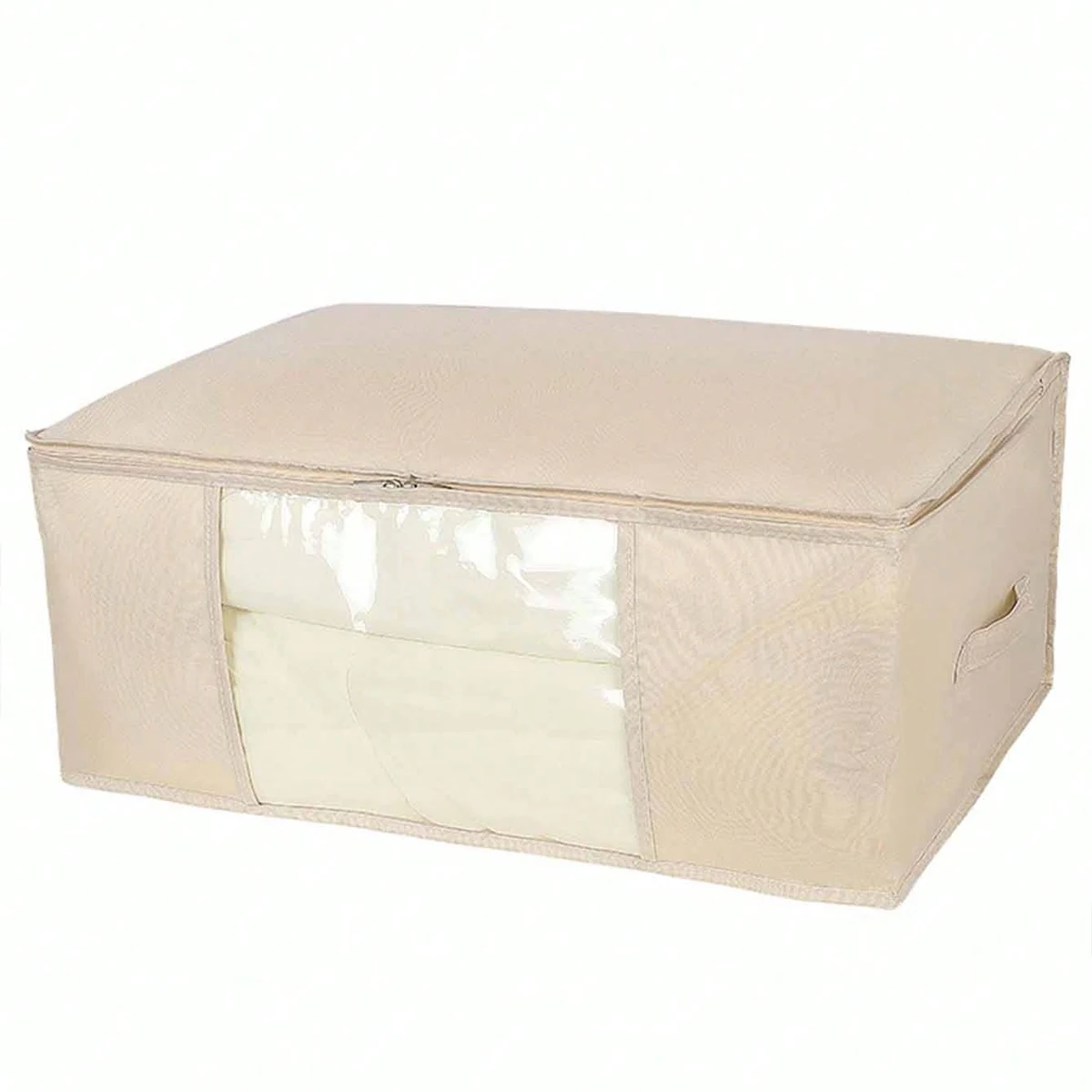 1 large capacity quilt storage bag,thick clothing packaging box, dust-proof storage box and container,household storage utensils 5