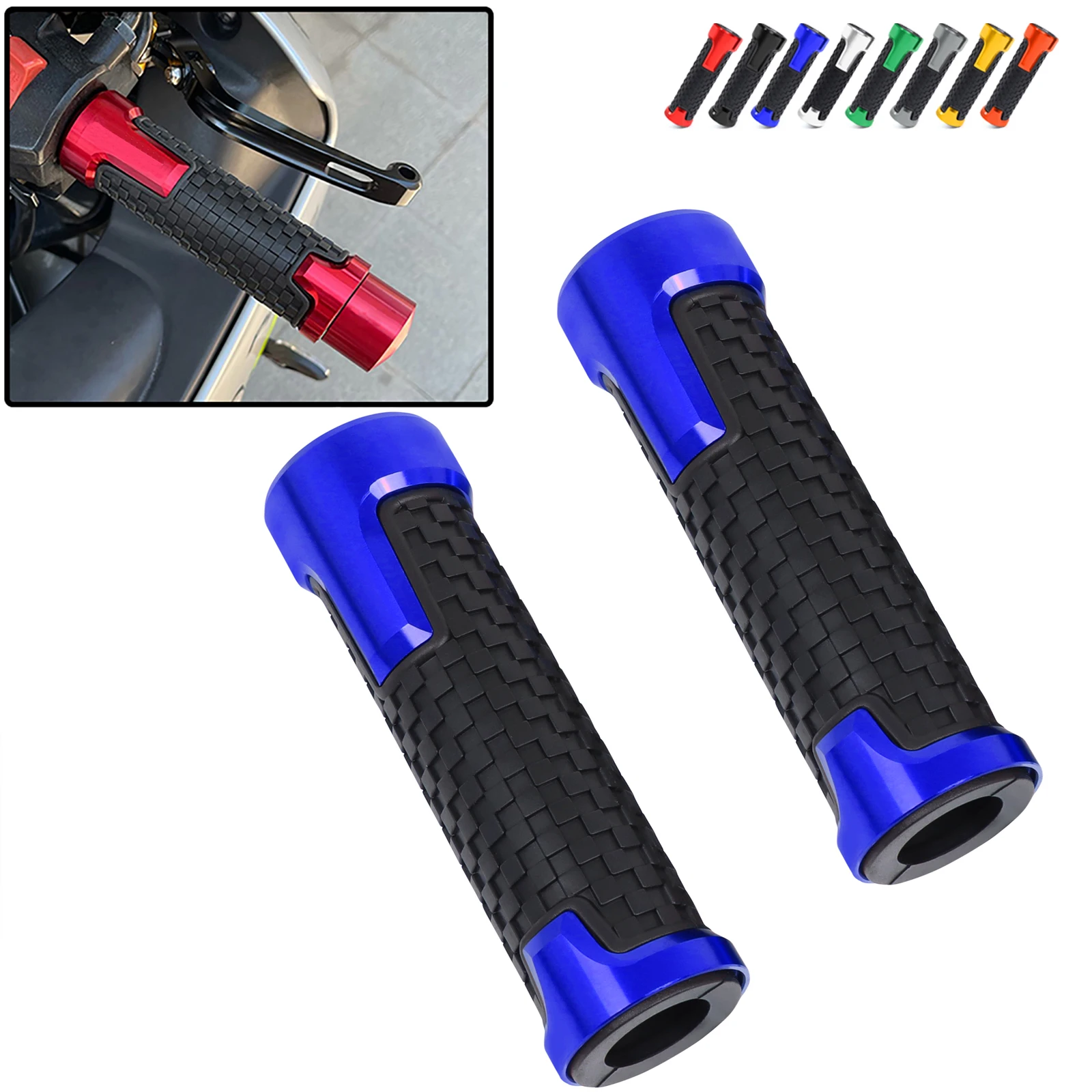 

For SUZUKI GSR750 GSR600 GSR400 GSR 400 600 750 2006-2018 22mm Universal Motorcycle Handlebar Hand Bar Grip Accessories