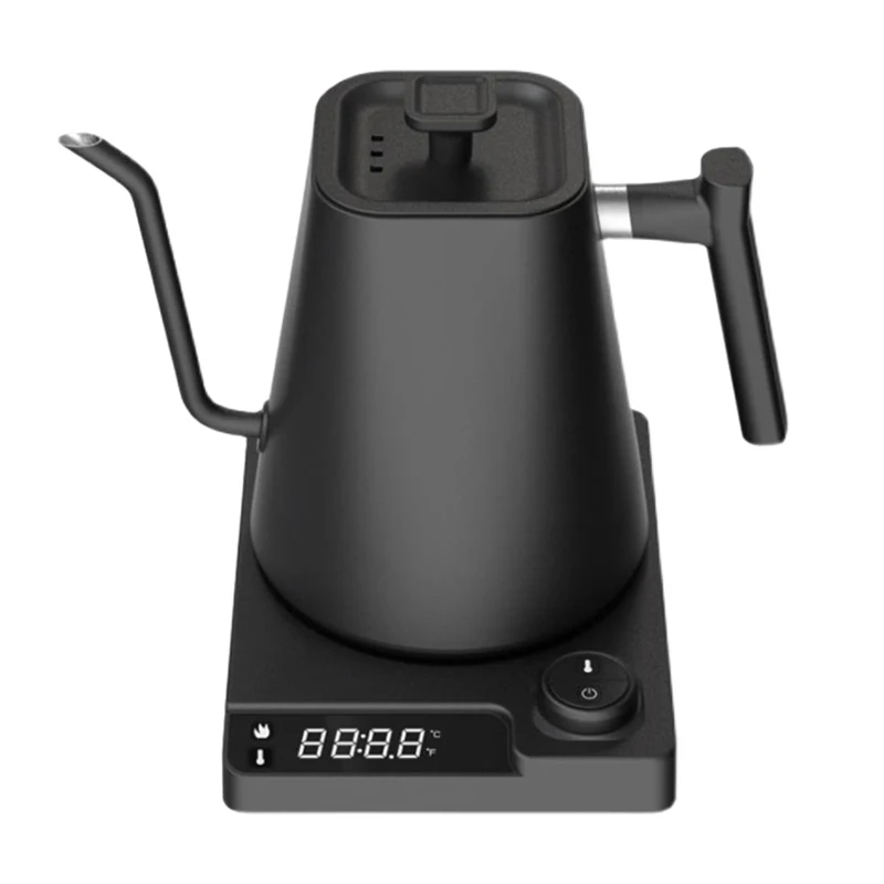 Gooseneck Electric Kettle 800ml Hand Brew Coffee Pot smart Teapot  Temperature Control Pot 1000W Rapid Heating Kettle 110v/220v - AliExpress