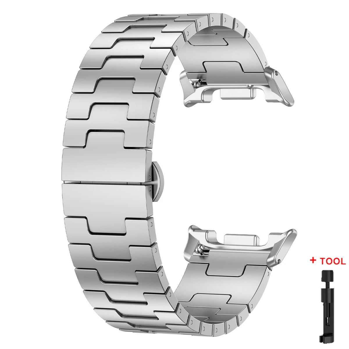 Luxury Titanium Metal Bracelet Strap