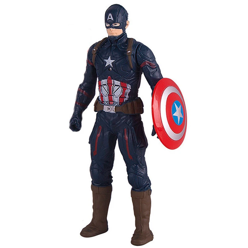 Marvel Spider Man Model Kit Hulk Iron Man Anime Toys PVC Activity Splices Luminous Doll Series Boy Children Birthday Gift
