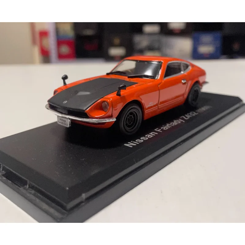Norev 1:43 Fairlady Z432 1969 Orange Alloy Car Model Adult Souvenir Classic Static Display Collectible Toy Gift