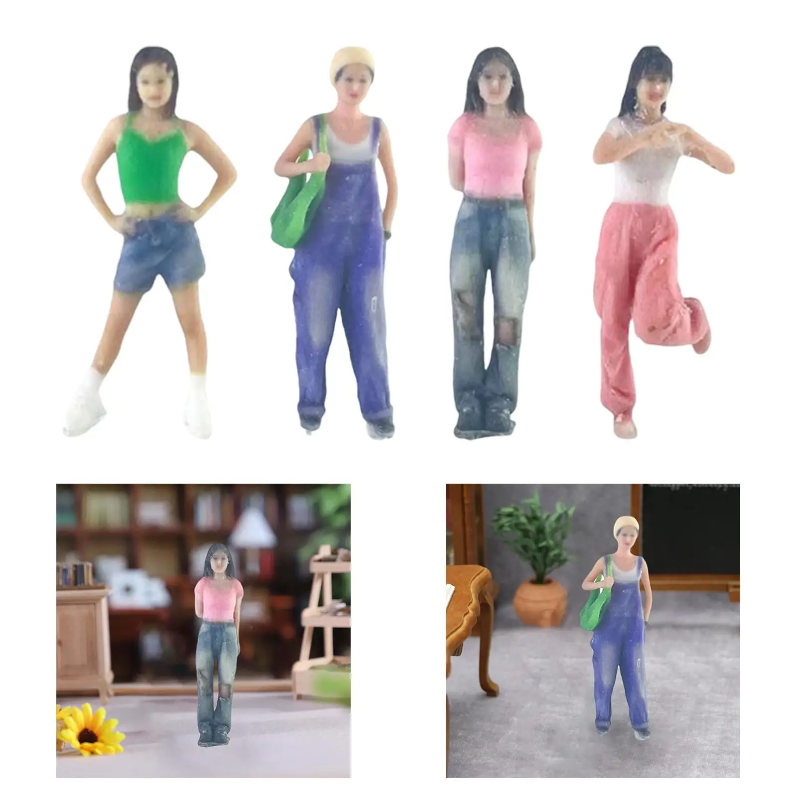 

Фигурка девушки в масштабе 1:64, Диона, фотоальбом, DIY проектов, сказочный сад, коллекции, масштаб S, миниатюрная сцена, Статуэтка из смолы