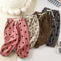Children Pants 2023 Autumn Winter Trousers for Kids Thicken Boys Girls Joggers Korean Lantern Trouser Baby Sweatpants 1-8 1