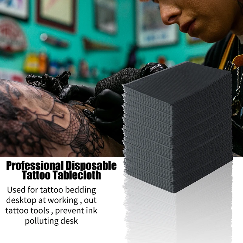 100pcs Disposable Waterproof Tattoo Clean Pad Tattoo Bibs Table Covers Clean Pad Patient Dental Napkins Tattoo Accessories 3