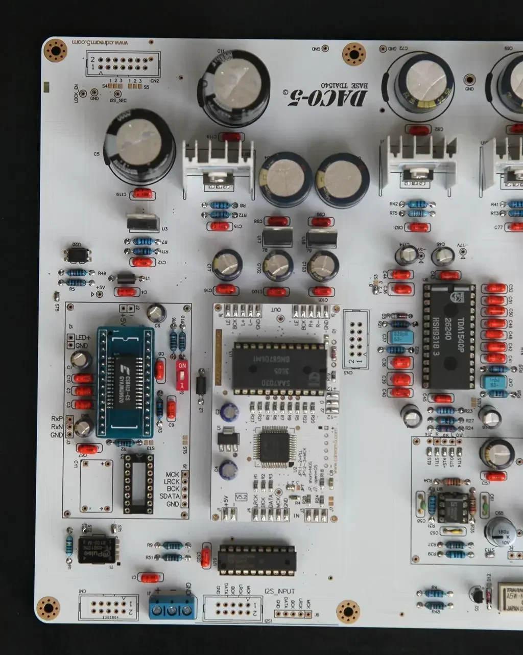 Nvarcher TDA1540 DAC Decoder Board CS8412+SAA7030+TDA1540P HiFi Audio Decoding customized 4