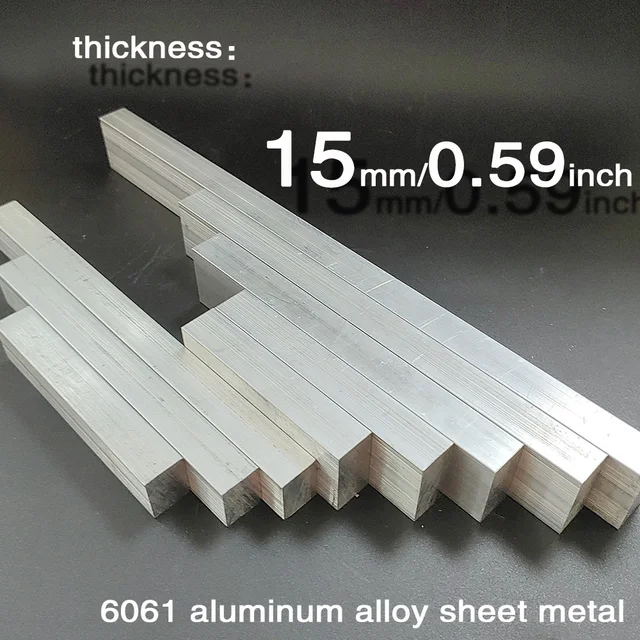 6061 Piastra A Barra Piatta In Alluminio Striscia Lamiera In - Foto 4