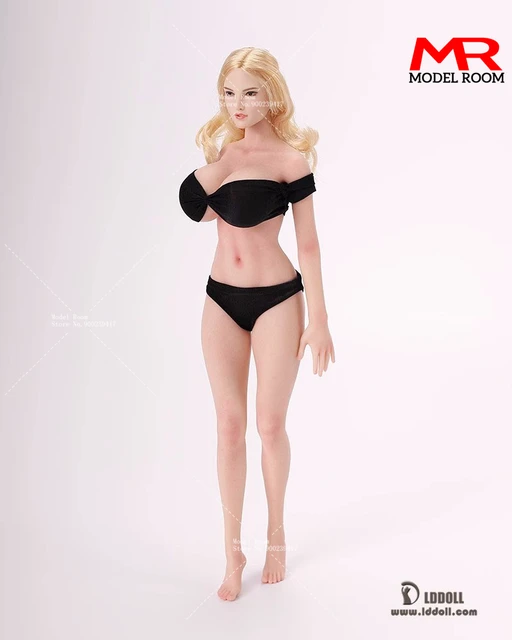 1/6 Female Action Figure Body Doll XXL Big Bust Breast For 12
