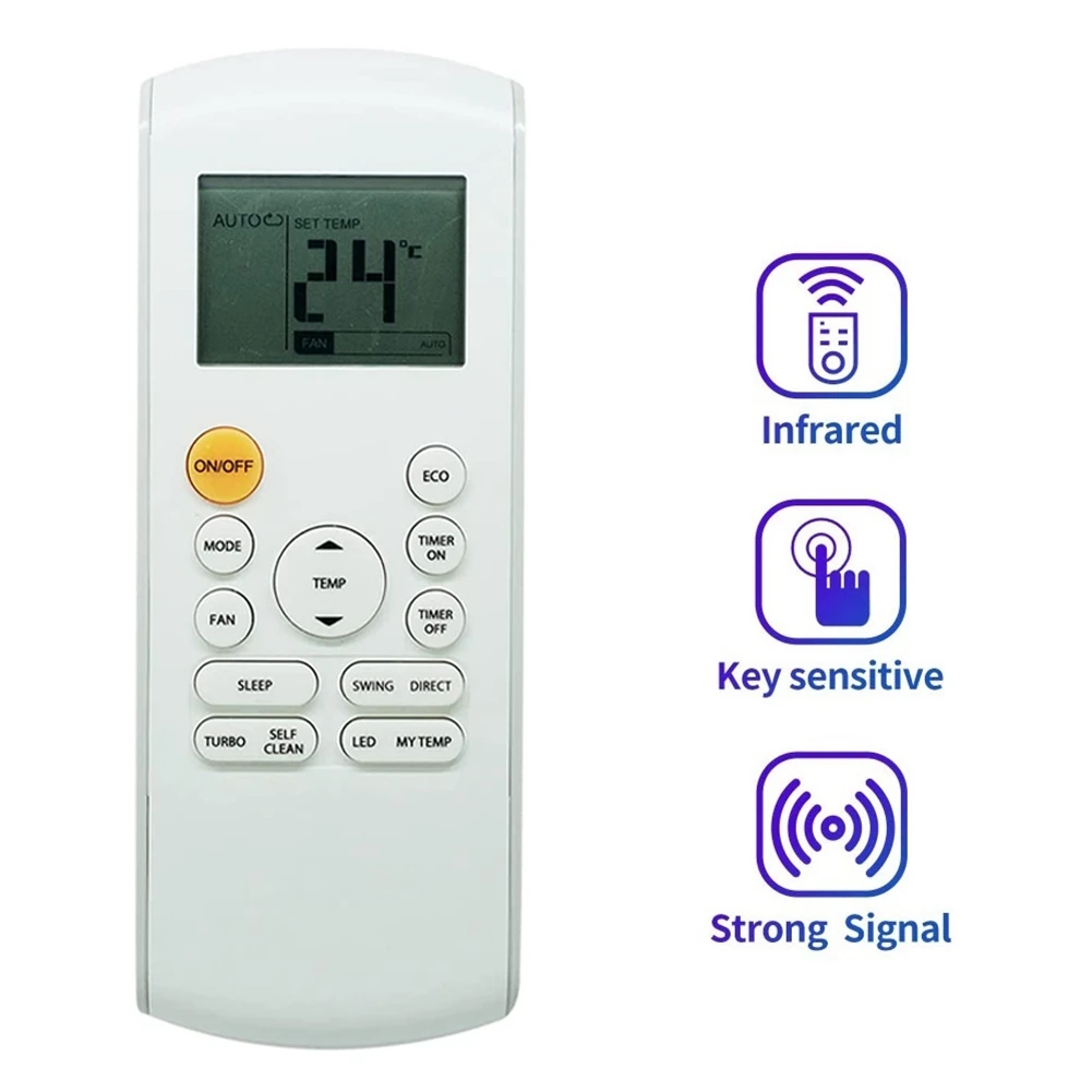 Hot sale Replace Remote Control for Air Conditioner RG57A7/BGEF RG57A6/BGEFU1 CR166-RG57A6EU-6 RG57B2/BGE RG57/BGE