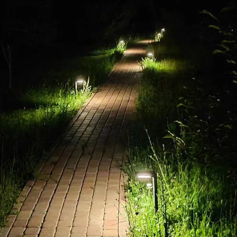 2 stücke Solar leuchten Garten Landschaft Weg Innenhof Dekoration führte Rasen Lampe im Freien wasserdichte Beleuchtung Großhandel 2200mah