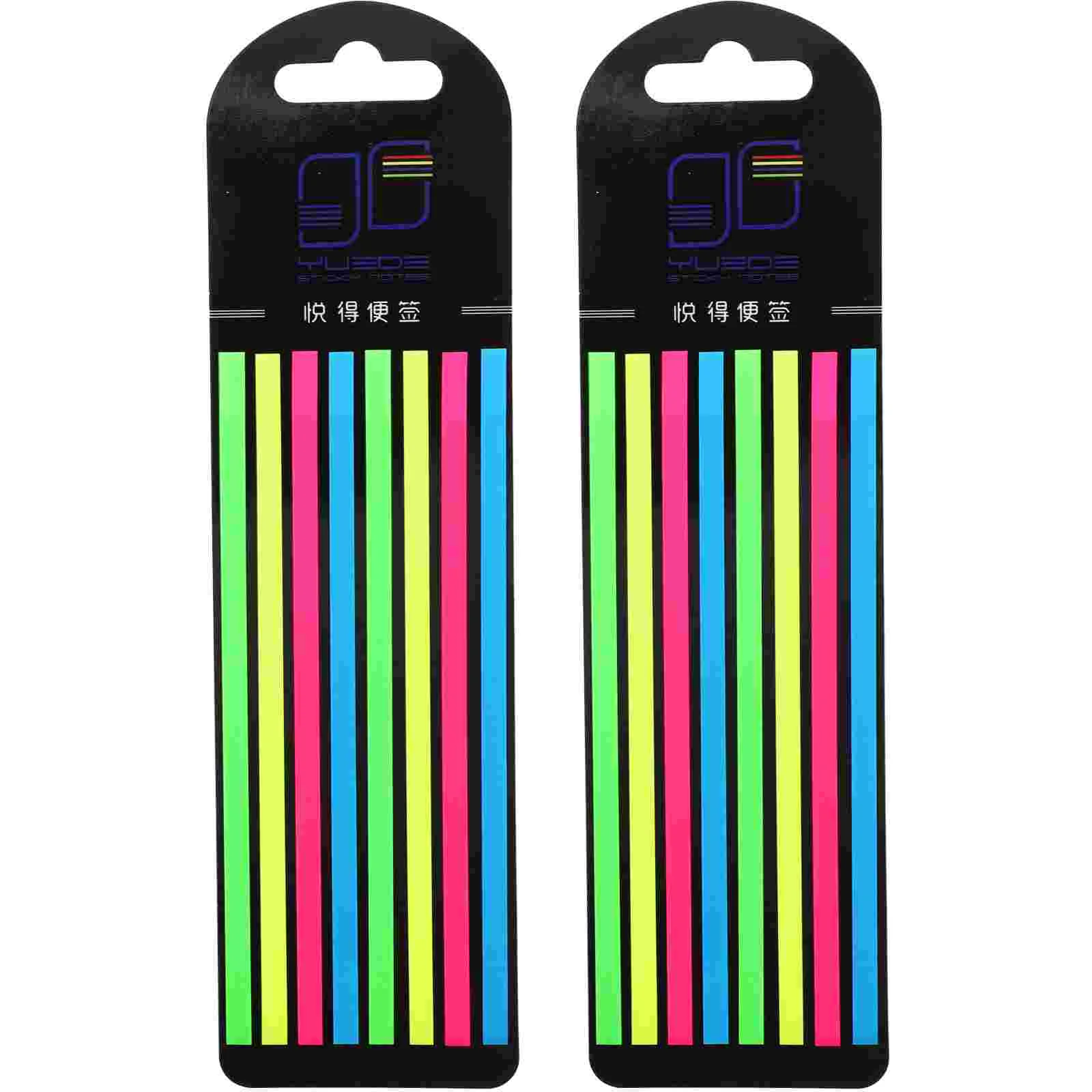 

Reading Strips Sentence Markers Fluorescence Highlight Strips PET Stickers Thin Fluorescent Sticky Notes N Times Stickers