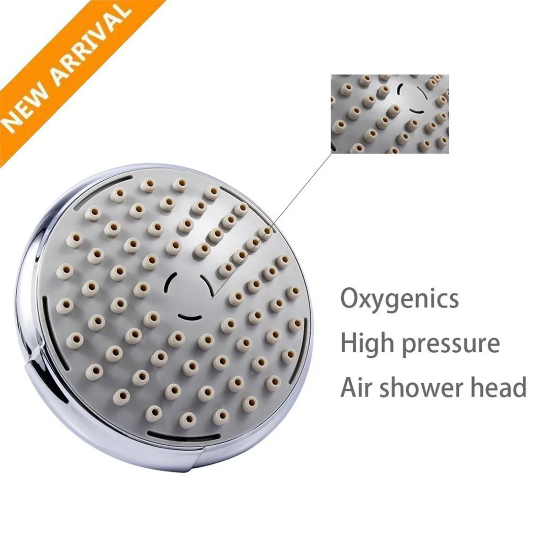 

Comfortable Home Supplies Shower Head INSTALLATION 1/2\" Threaded Female 4\" Face Connection Spray Wall-Mounted
