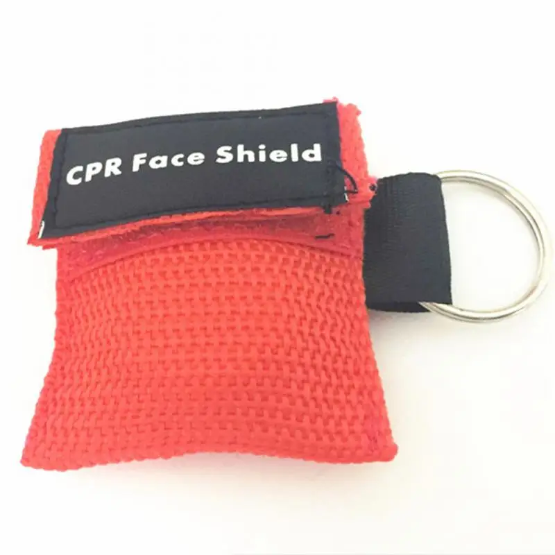 10/5/1Pcs Keychain First Aid Emergency Face Shield CPR Mask Professional Outdoor Health Care Tools Resuscitator Mask