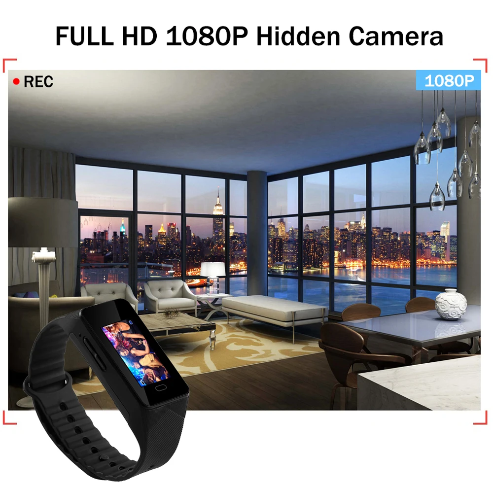 كاميرا عالية الدقة يمكن ارتداؤها، تسجيل فيديو صغير...