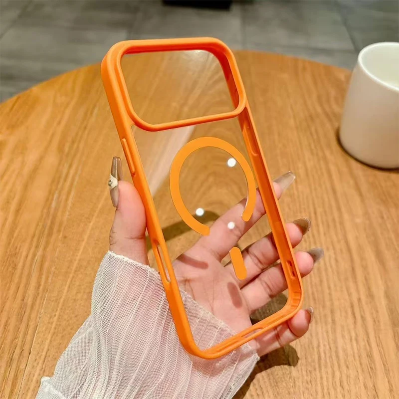 For Magsafe Wireless Charging Candy Color Matte Case For iPhone thumbnail 8