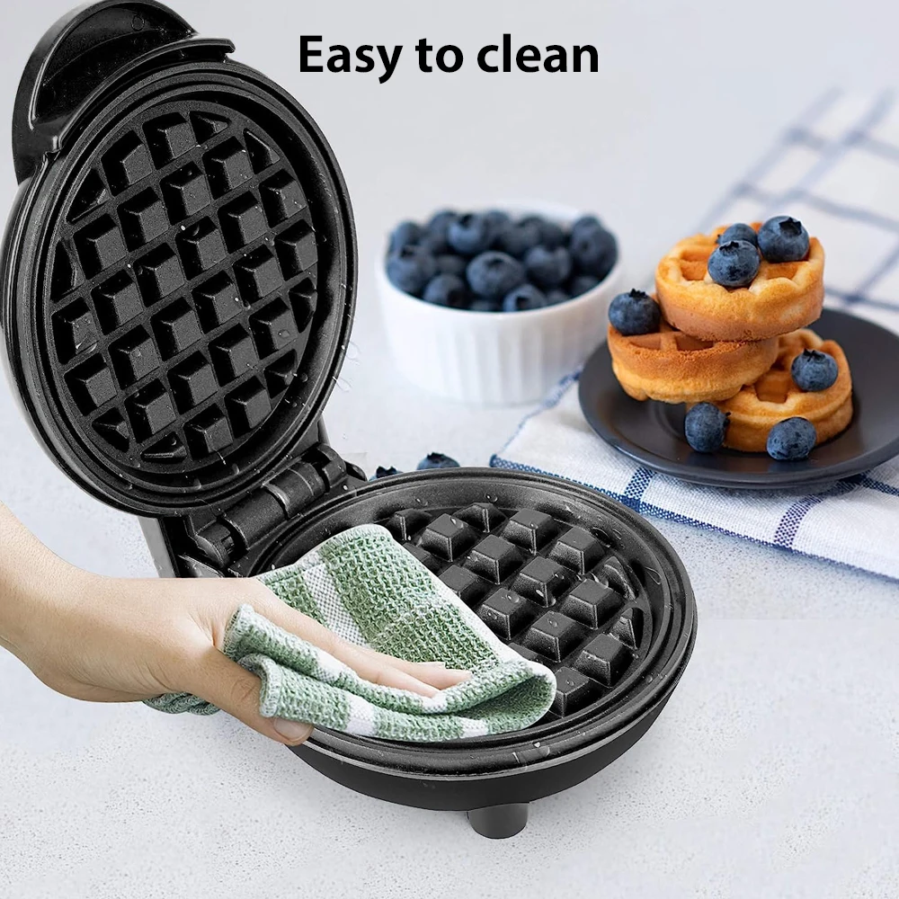 350W Mini Waffle Maker Electric Breakfast Maker Non Stick Pancake Bubble Egg Cake Oven Pan Eggette Machine