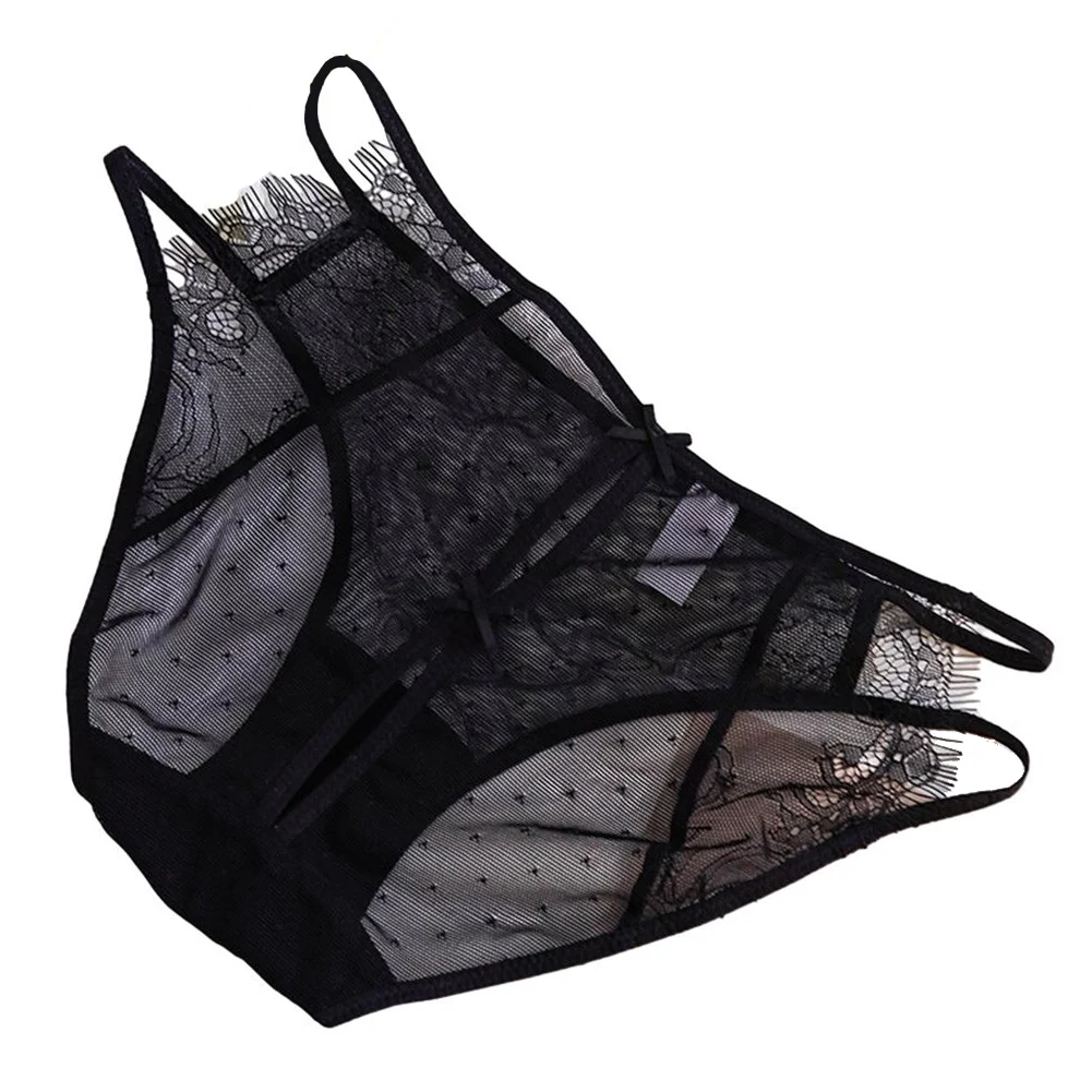 

Sexy Women Lace Panties Ultra-thin Transparent Underwear Lightweght Breathable Lingerie Female Seduction Erotic Bikini Briefs