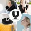 Travel Pillow Stuffable With Clothes Travel Neck Pillow Stuffed With Clothes Storage Soft Transformable Carry-On Solution 4
