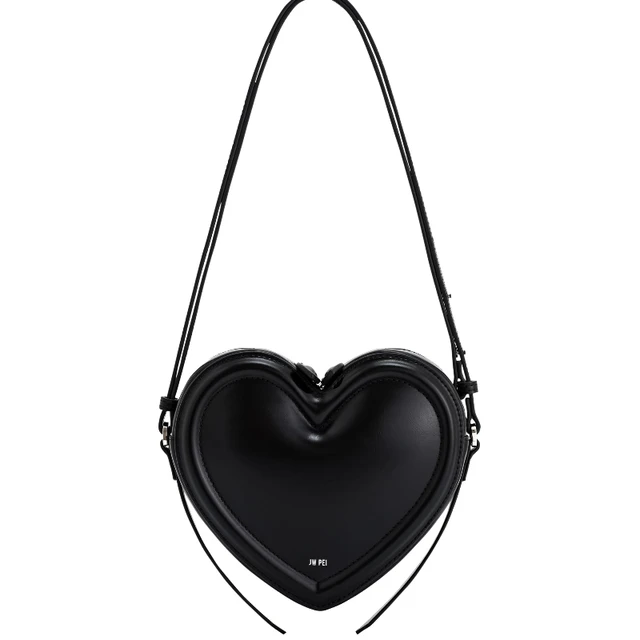JW PEI 2025 New Women's Heart-Shaped Shoulder Bag 3D Heart-Shaped Wallet Suitable for Commuting and Daily Use 1