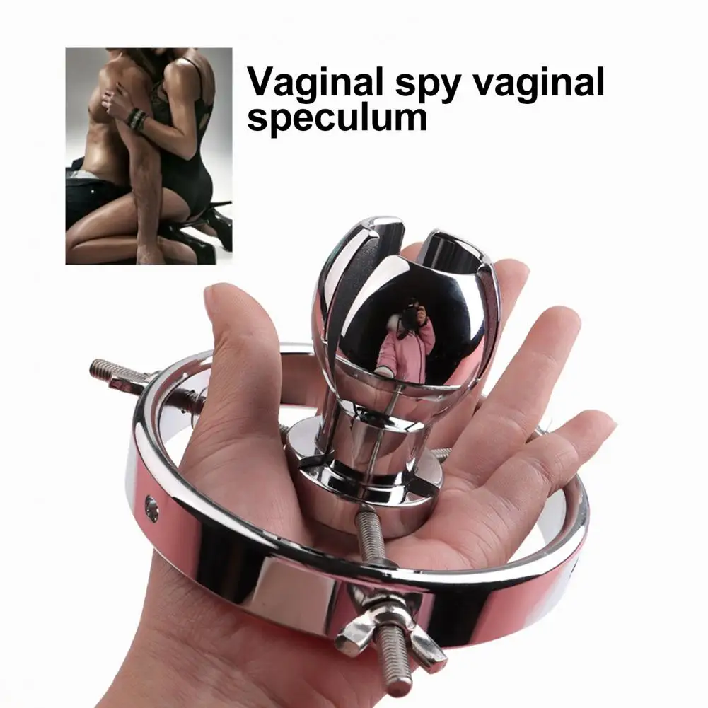 Anal Expander Adjustable Vaginal Expander Waterproof Anal Toy Stainless Steel Toy Butt Plugs Vaginal Speculum for Women