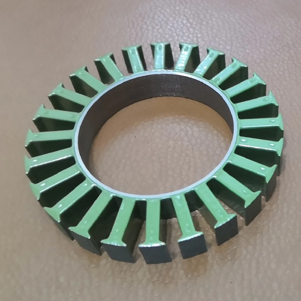 7210 stator core disc brushless DC motor generator silicon silicon steel sheet magnetic steel