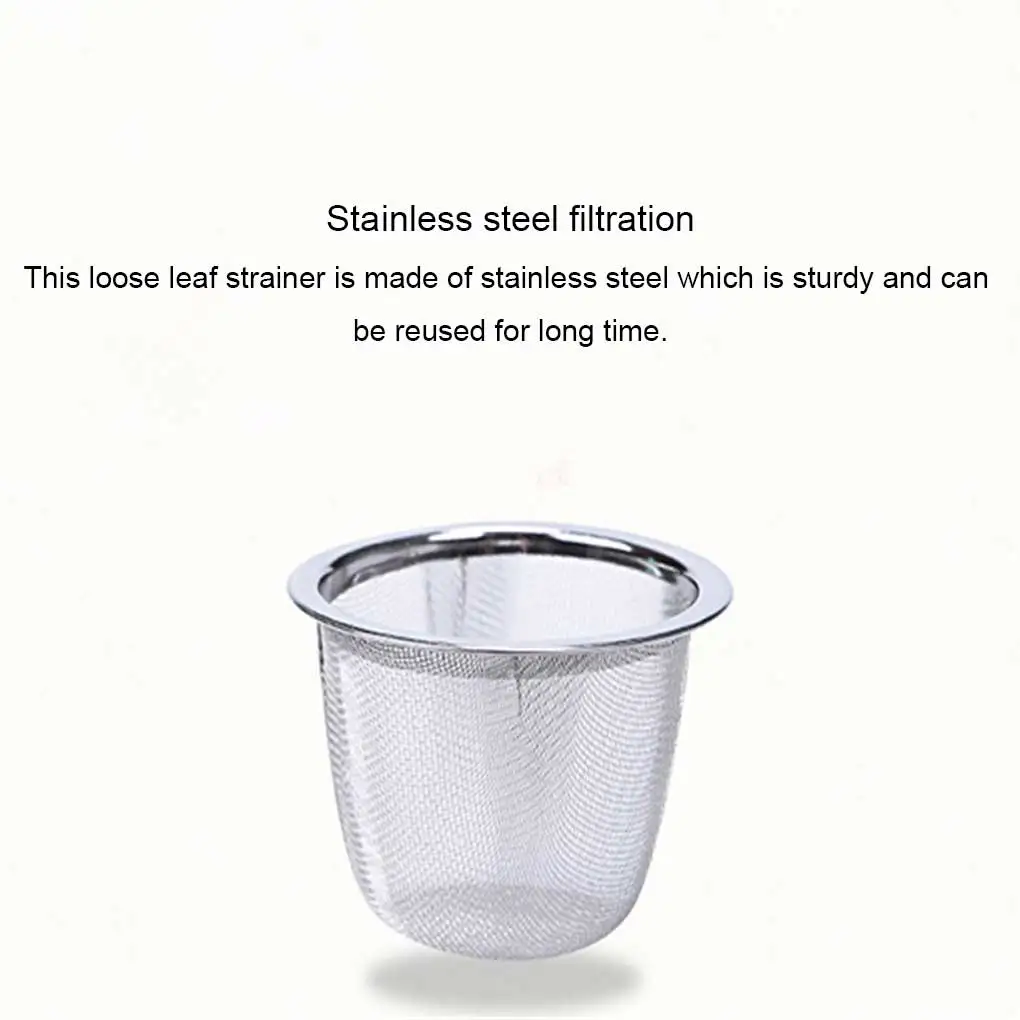 

Spice Tea Loose Leaf Strainer Filter Infuser Teapot Teaware Strainers
