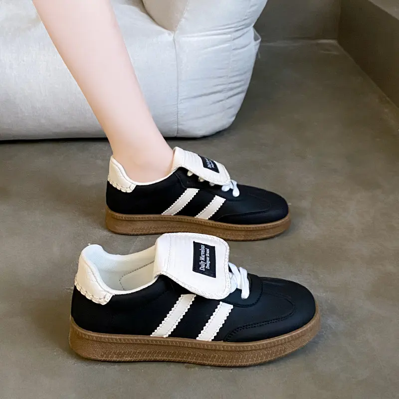 Retro Leopard Women's Casual Shoes Comfortable Breathable Trendy Shoes Woman Non-Slip Wear-Resistant Skateboard Sneakers Female