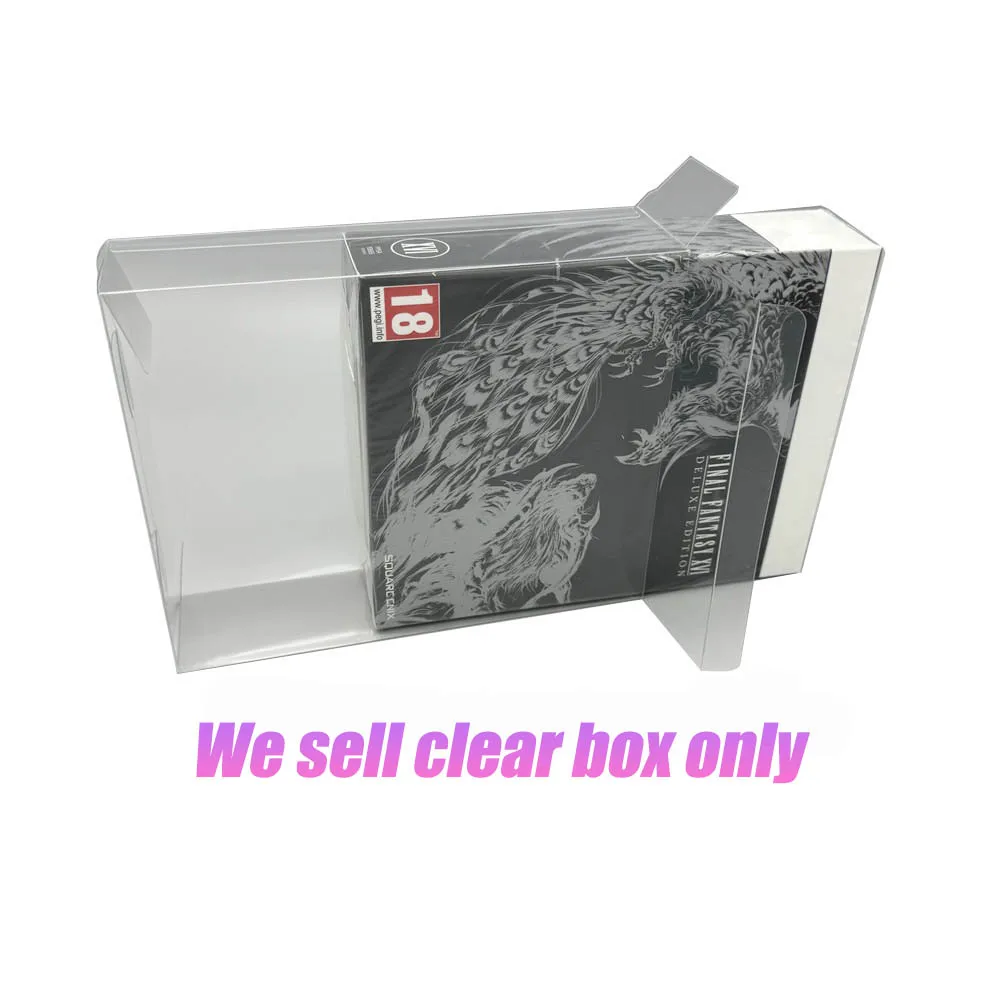 Scatola Trasparente Trasparente Per Ps5 Per Final Fantasy 16 Eu Pal Version Limited Protector Collection Storage Display Protettivo