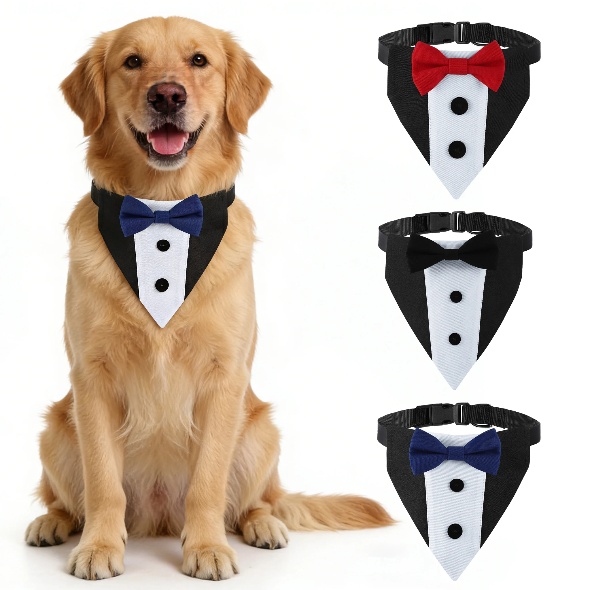 Pet Wedding Bow Tie Collar 1