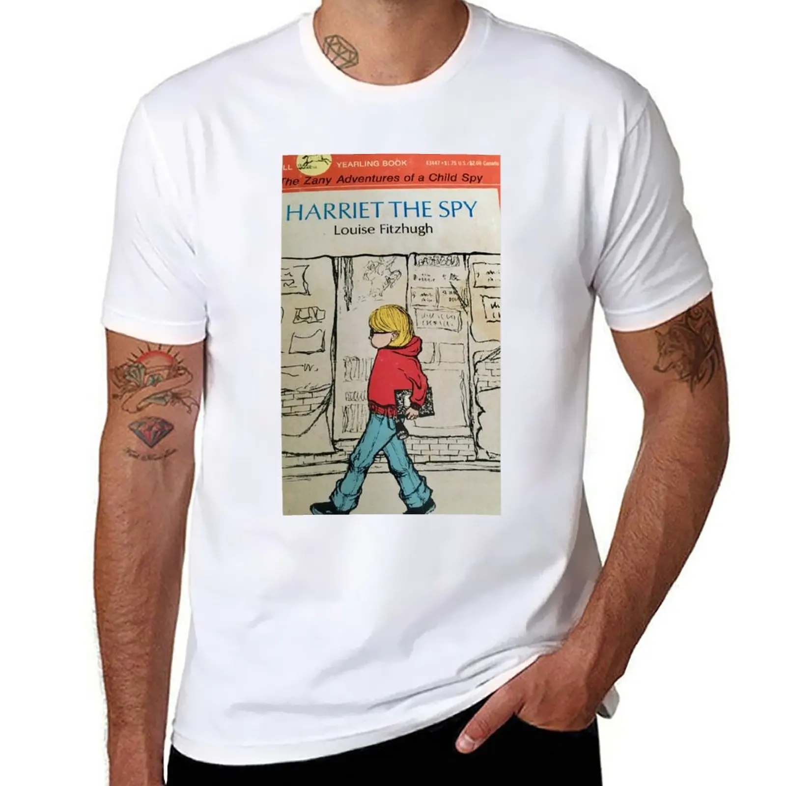 

New Vintage cover of Harriet the Spy T-Shirt graphics t shirt sports fan t-shirts heavy weight t shirts for men