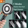 Xiaomi Youpin Shower Head High Pressure 5 Modes Water Saving Nozzle Powerful Pressurized Spa Handheld Showers Bathroom Accessory 1