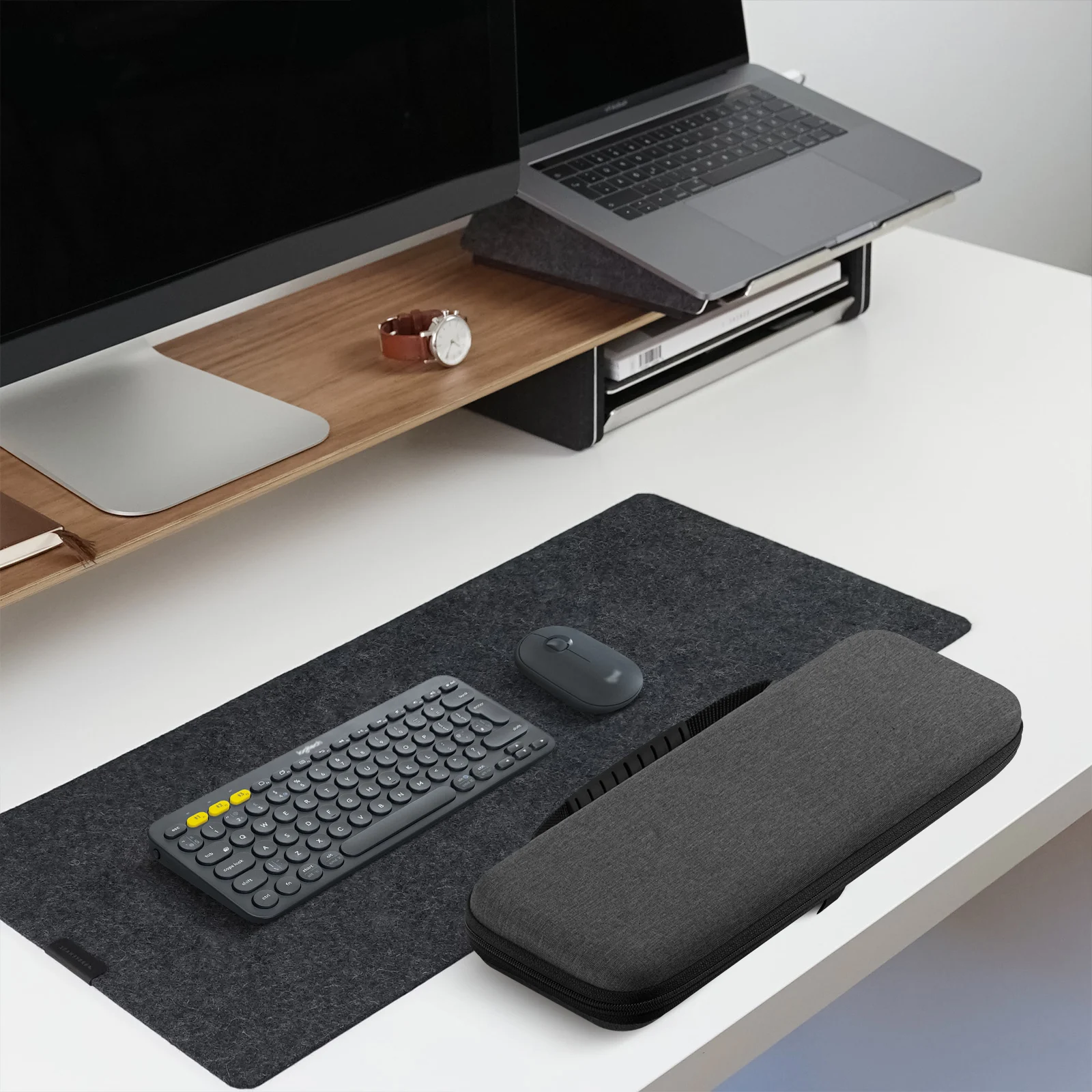 Geekria Hard Case Compatible with Logitech K380 + M355, Protective