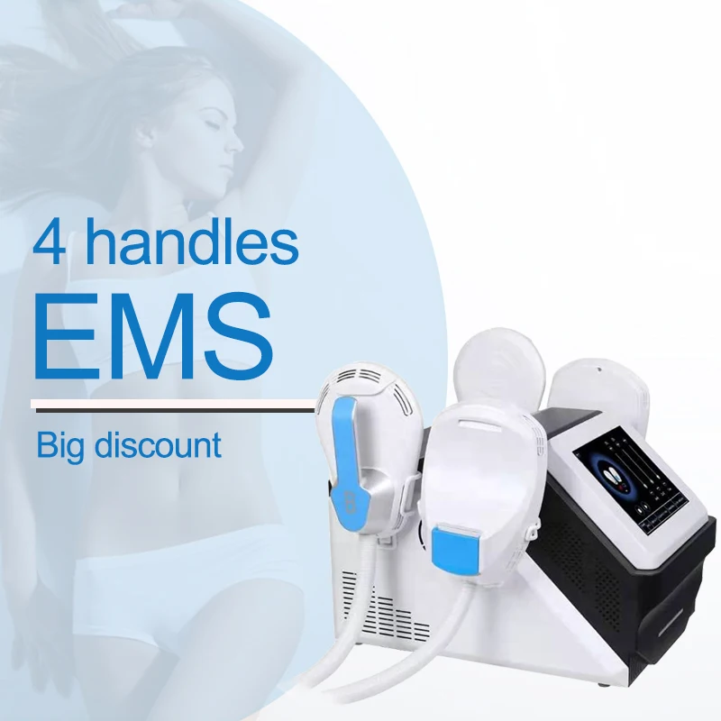 

2023 new Electromagnetic 4 handles Sinco EMSlim rf neo Weight Loss ems portable body sculpting Machine muscle stimulator