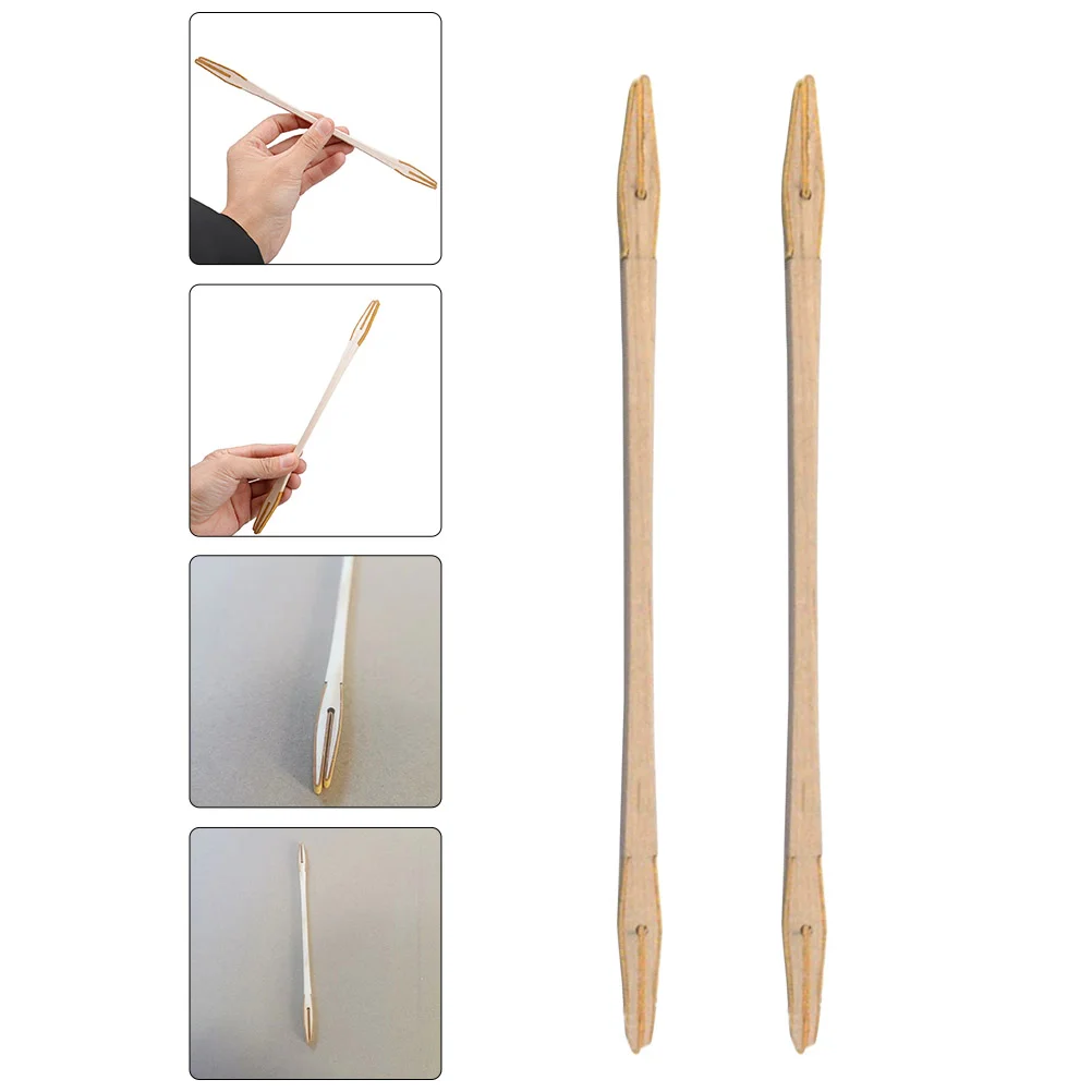 

2 Pcs Tuning Fork Piano Damper Wood Tools Temperament Strip Wooden Mutes Fixing