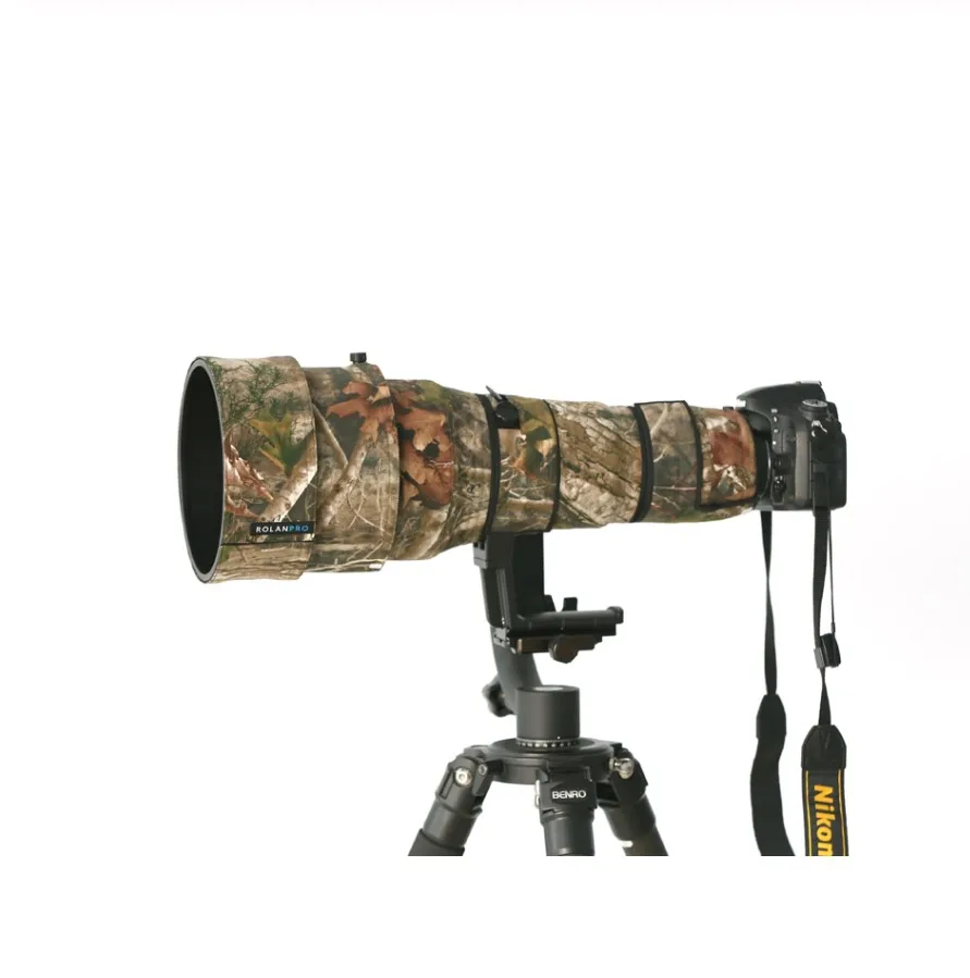 Waterproof Lens Coat Camouflage Lens Cover For Sony FE 100-400mm GM Lens - Waterproof Protective Coat With 1.4x TC Compatibility Camera Lens Cover - View #8