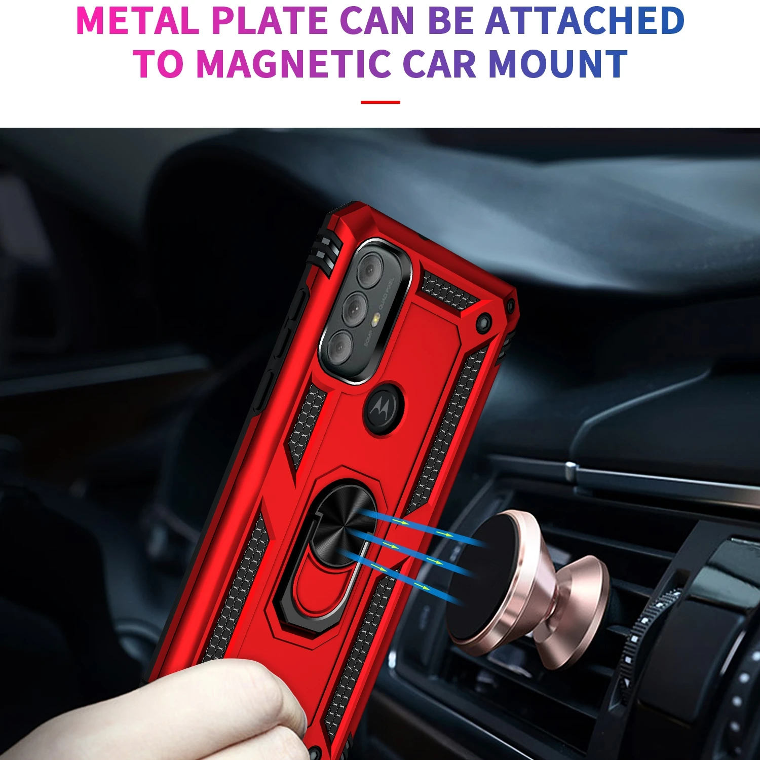 JSFS Military Grade Drop Proof Protective Case with Kickstand