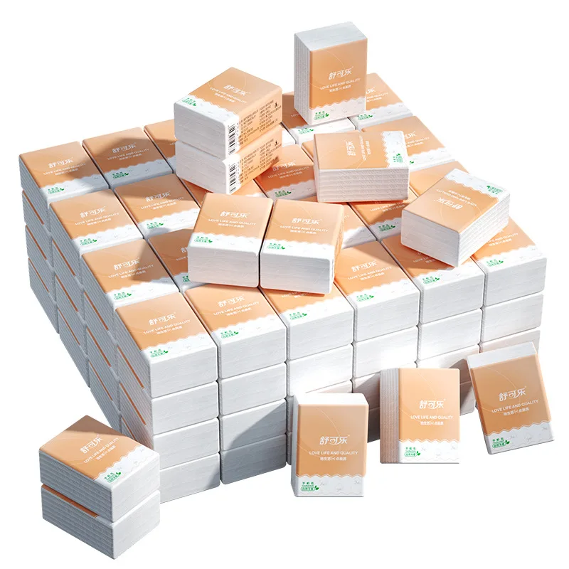 Facial Tissues Packs Pocket Paper Napkins Travel Size Mini 3 Ply for Kid School Travel Camping Office Daily Use