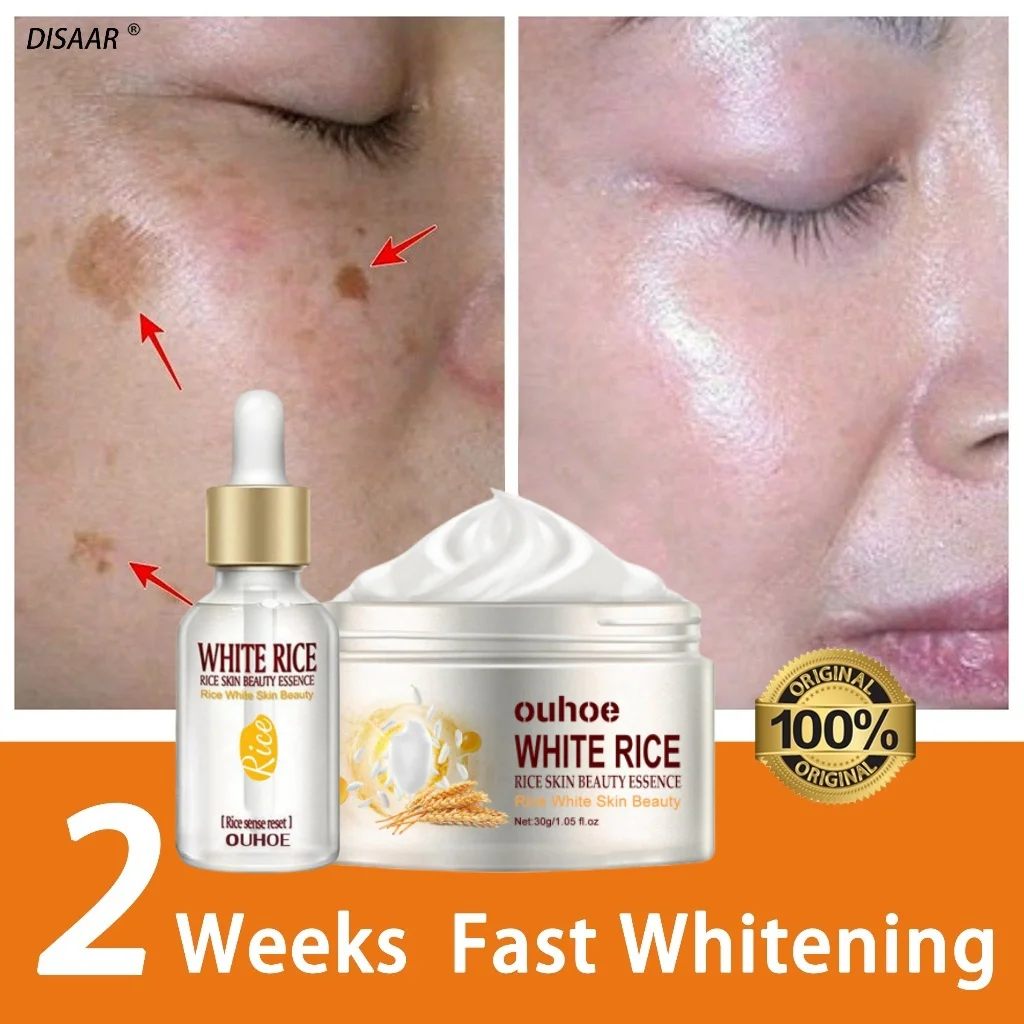 100RiceMilkWhiteningFacialSetFreckleRemovalAcneScars