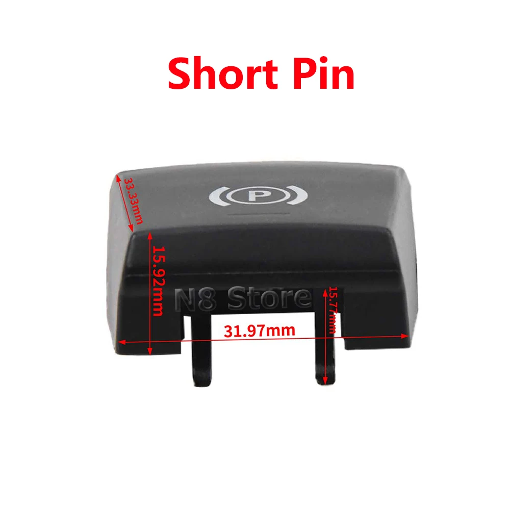 Car Handbrake Parking Brake P Button Switch Cover 61312822518 For BMW 5 7 X3 X4 X5 X6 F02 F06 F10 F18 F25 images - 6