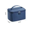New Business Trip Men's Toiletry Bag Double Layer Large Capacity Cosmetic Bag Oxford Cloth Storage Bag Portable Handbag 3